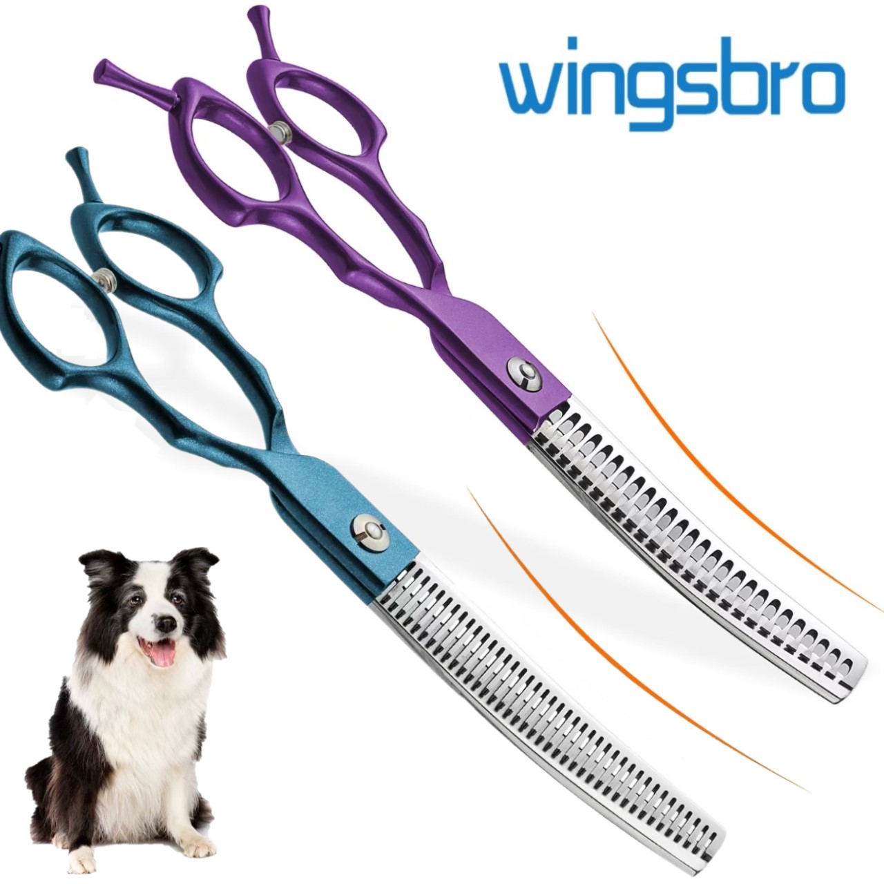 Grooming Scissors - Tijeras Curvas de 7 Pulgadas para