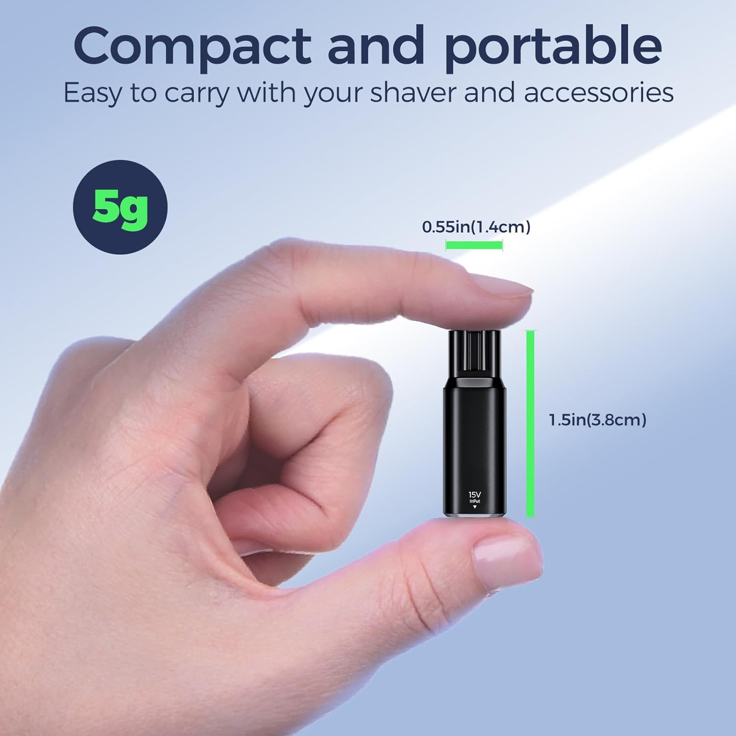 Adaptador de Carga Tipo C de 1 - Electric Razor reseña y precio