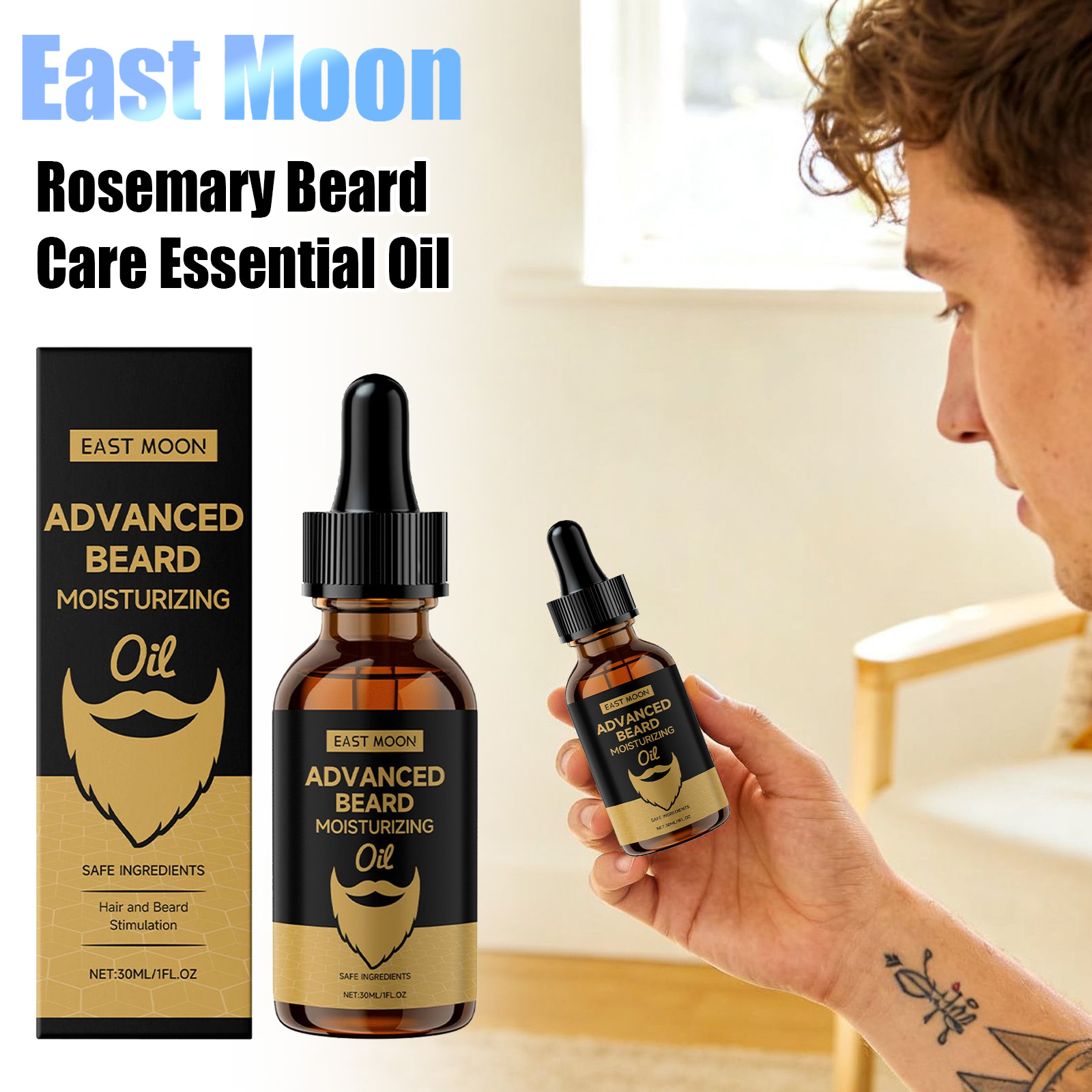 Aceite para Barba East Moon Ro - Beard Oil reseña y precio