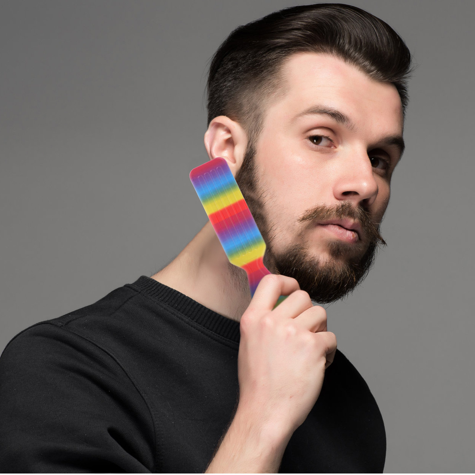 Cepillo retro para barba y cab - Beard Oil reseña y precio