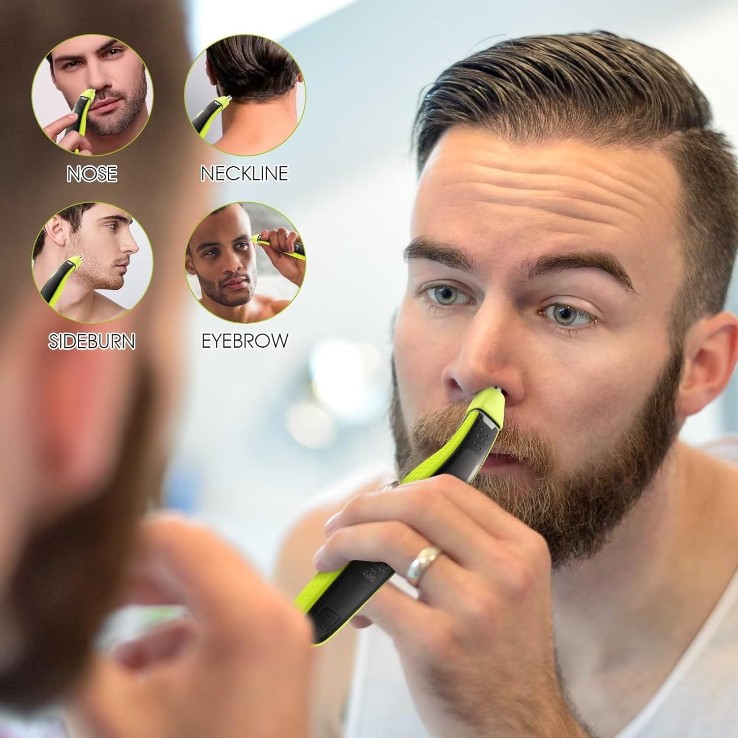 Cabezales de cuchillas de repu - Electric Shaver Rotary reseña y precio