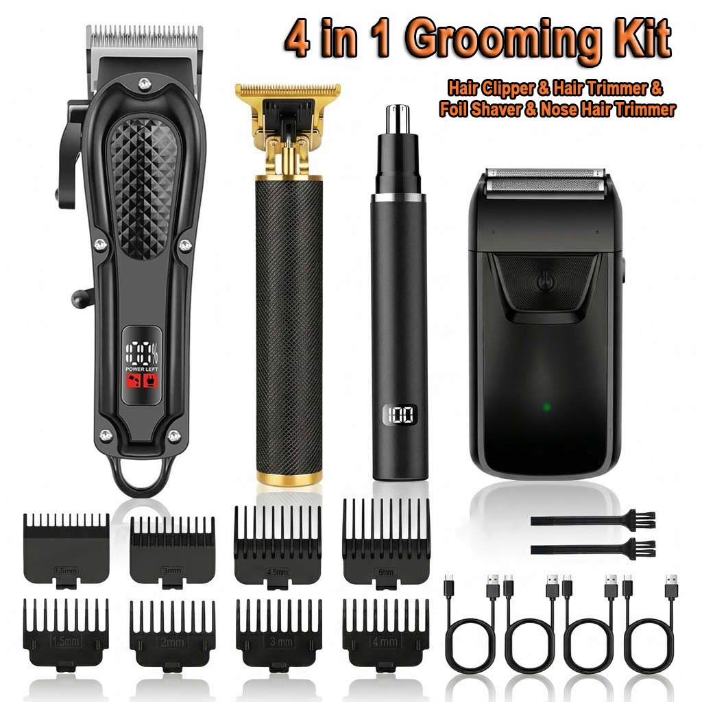 Set de cortapelos para hombre  - Electric Shaver Rotary reseña y precio
