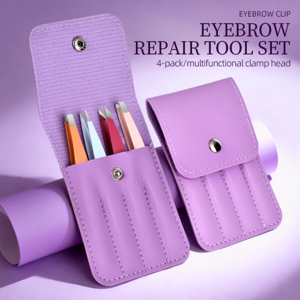 Juego de pinzas para cejas pro - Grooming Kit reseña y precio