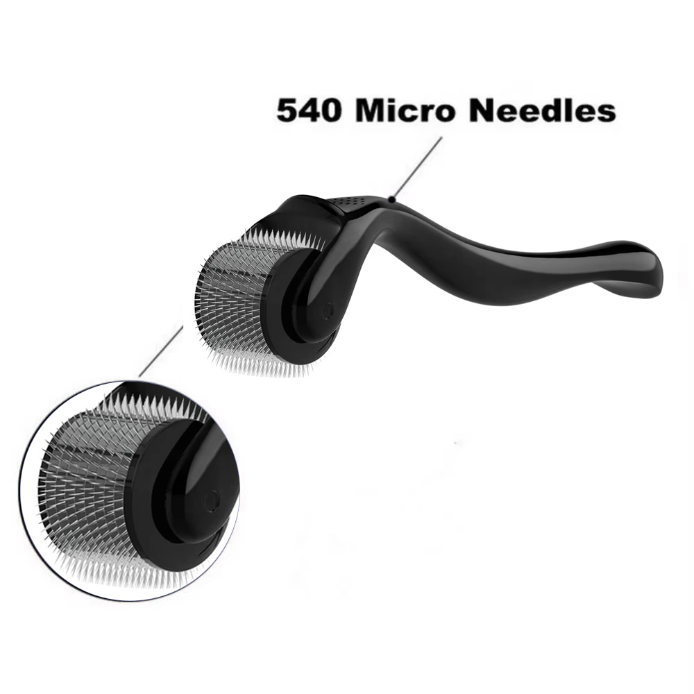 Rodillo de microagujas con 540 - Beard Oil reseña y precio