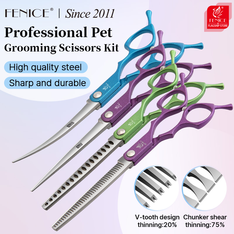Fenice-tijeras de adelgazamien - Grooming Scissors reseña y precio