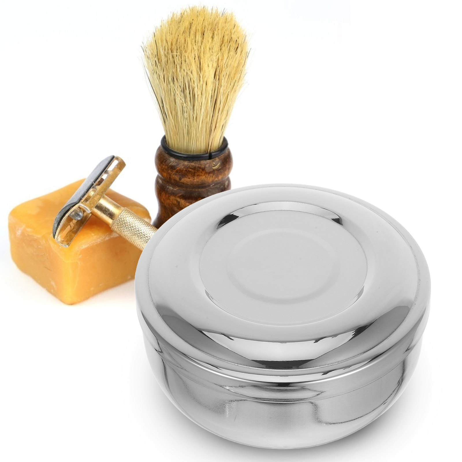 Cuenco de metal para afeitar c - Mens Grooming Travel Kit reseña y precio