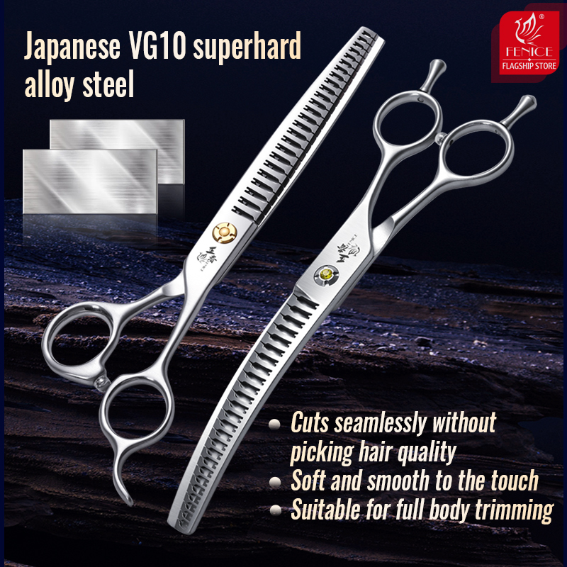 Fenice 7 pulgadas 3D gradiente - Grooming Scissors reseña y precio
